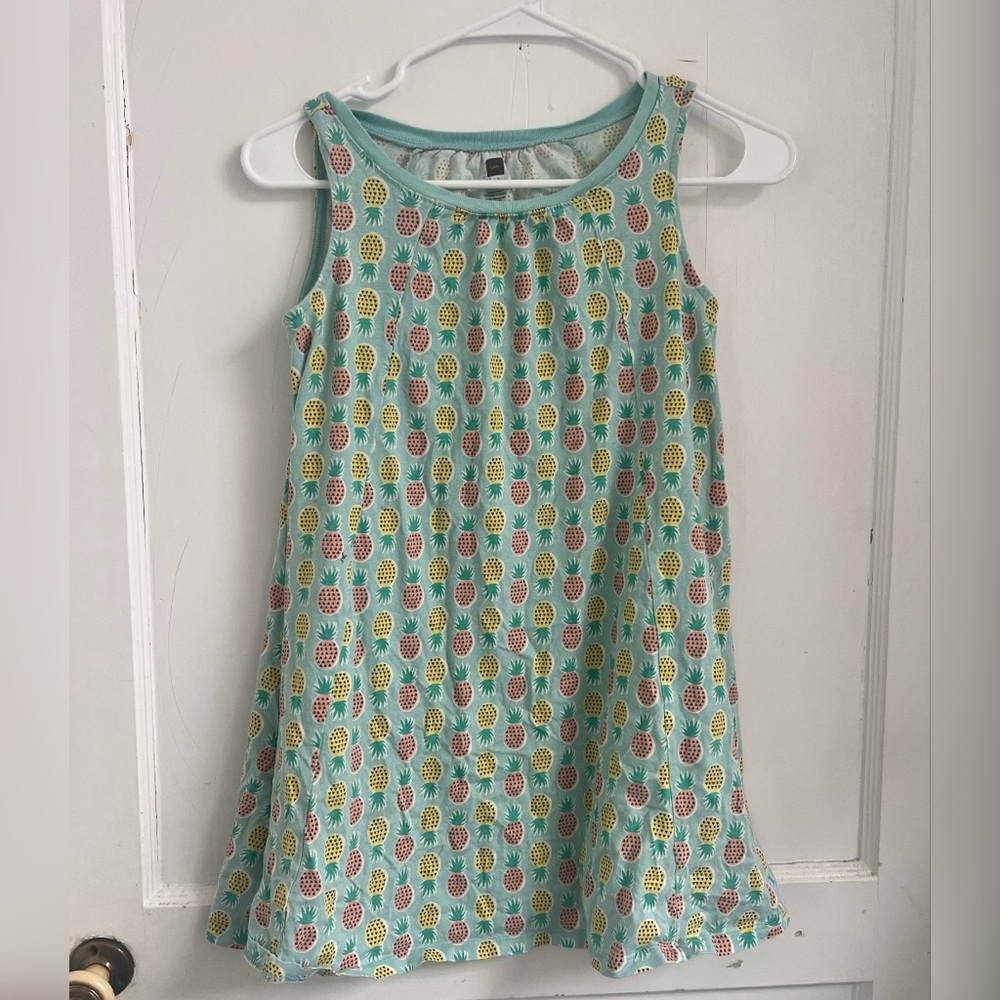 Tea Collection summer pineapple dress Size 8